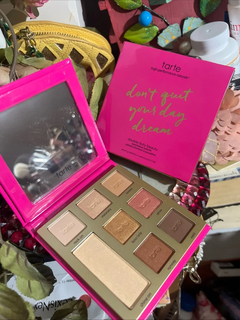 Tarte Don't Quit Your Day Dream Eyeshadow Palette NIB AUTHENTIC batch code #OF21